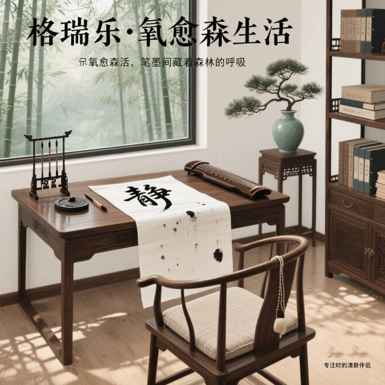 格瑞乐・氧愈森活，书房的 “疲劳缓解站”