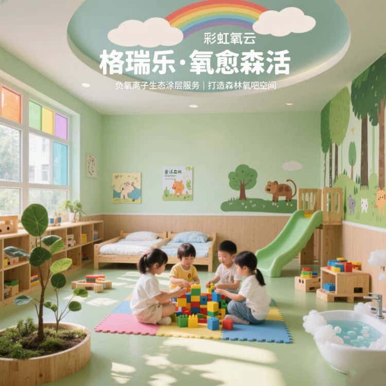格瑞乐・氧愈森活 - 幼儿园空气净化解决方案：让每一寸童趣都萦绕森林般的纯净里