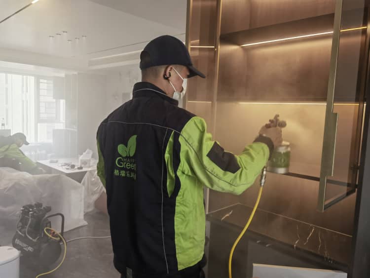 蔡甸除甲醛：格瑞乐蛮扎实！